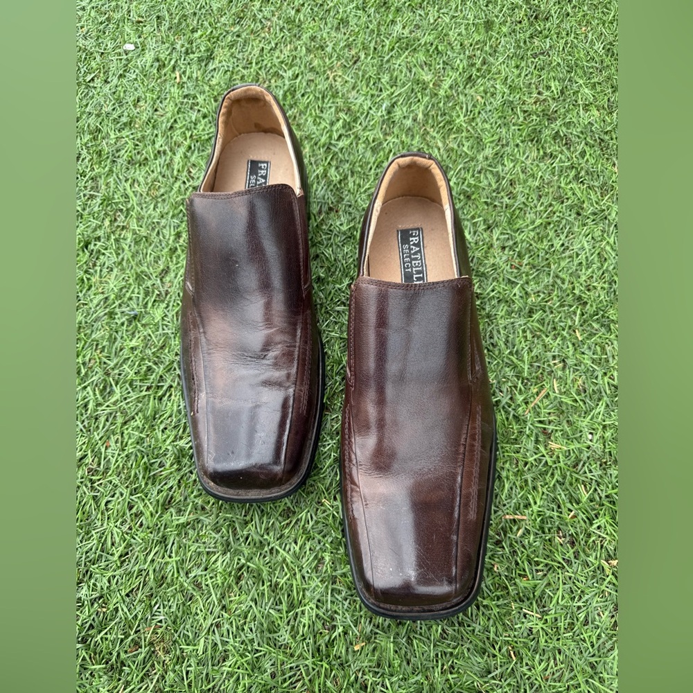 Fratelli Select Brown Leather Loafers Sz(11)